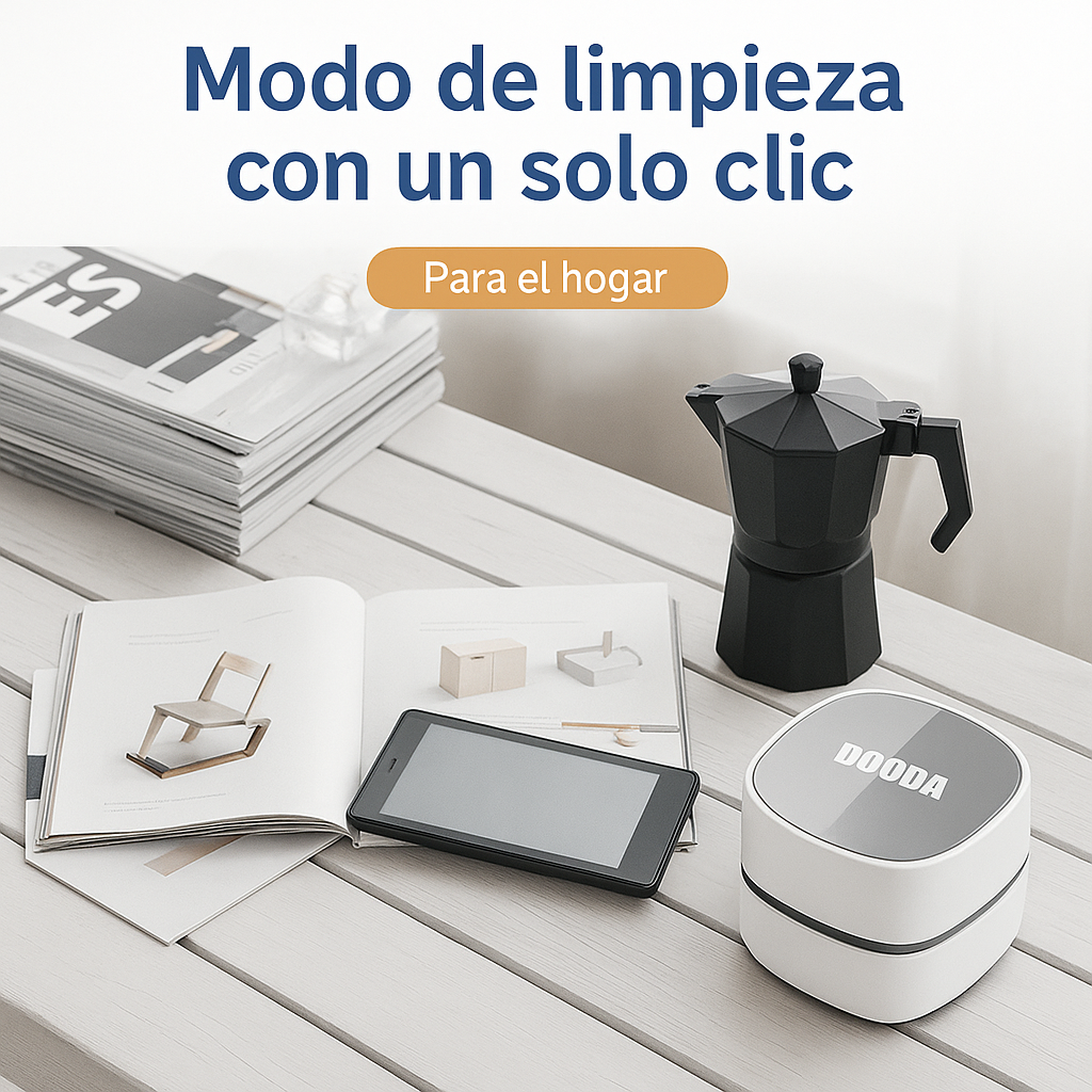 Aspirador de mano portátil para escritorio